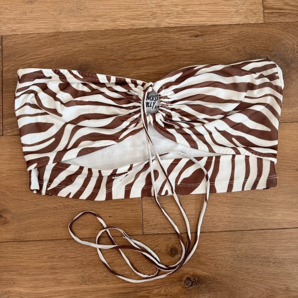 zebra print top